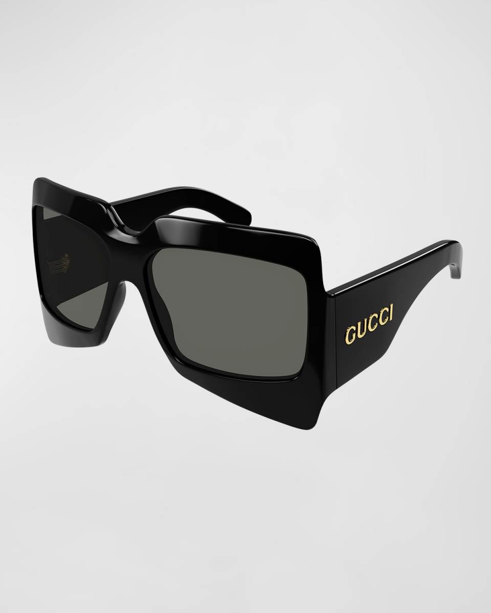 Logo Square Acetate Sunglasses